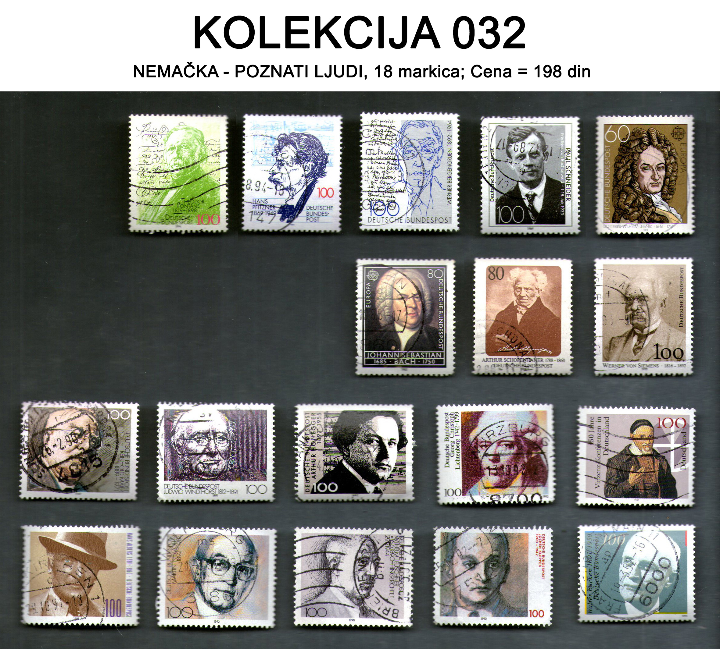 Postage stamps, sale